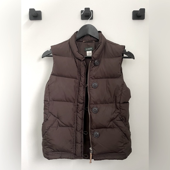 J. Crew Jackets & Blazers - J.Crew Puffer Vest | Chocolate Brown
